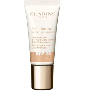 CLARINS Skin Illusion Tinted Moisturizer - Crème teintée booster d'éclat SPF25... pas cher
