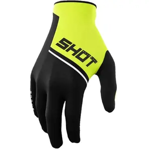 Gants Bmx SHOT RACE GEAR Rogue Revolt 2.0 Neon Yellow pas cher
