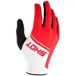 Gants Bmx SHOT RACE GEAR Rogue Revolt Kid 2.0 Red pas cher