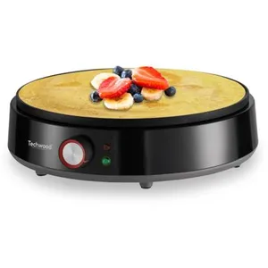 Crêpière - Techwood TCP-176 - Anti adhésif ILAG - 30 cm - Puissance : ...