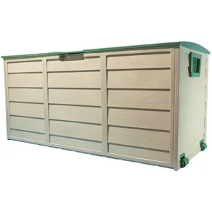 Abris de jardin - AIDAPT - St helens home and garden - Effet panneau en bois - Grande capacité de 296 litres pas cher