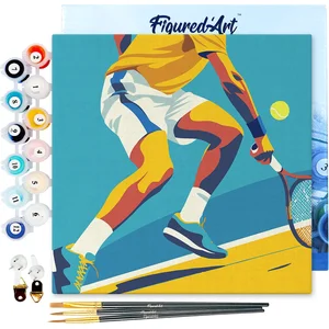 Figured'Art Mini Schilderen op Nummer Volwassenen 20x20cm met Sportaff... pas cher