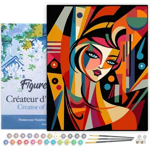 Figured'Art Schilderen op Nummer Volwassenen met lijst Picasso Stijl A... pas cher