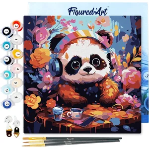 Figured'Art Mini Schilderen op Nummer Volwassenen 20x20cm met lijst Fa...