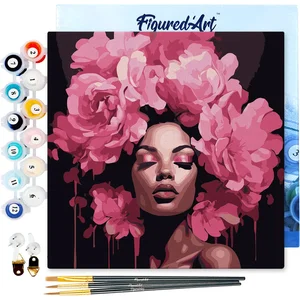 Figured'Art Mini Schilderen op Nummer Volwassenen 20x20cm met lijst Pi...