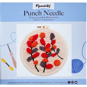 Figured'Art Punch Needle Kit voor Volwassenen en Kinderen - Kleurrijke...