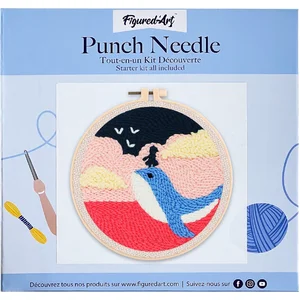 Figured'Art Punch Needle Kit voor Volwassenen en Kinderen - Meisje en ...