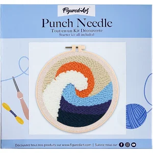 Figured'Art Punch Needle Kit voor Volwassenen en Kinderen - De Grote G...