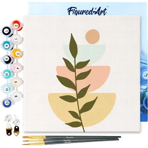 Figured'Art Mini Schilderen op Nummer Volwassenen 20x20cm met lijst Pl... pas cher