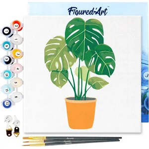 Figured'Art Mini Schilderen op Nummer Volwassenen 20x20cm met lijst Gr...