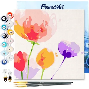 Figured'Art Mini Schilderen op Nummer Volwassenen 20x20cm met lijst Kl... pas cher
