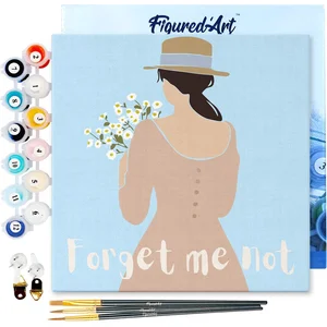 Figured'Art Mini Schilderen op Nummer Volwassenen 20x20cm met lijst Ve... pas cher