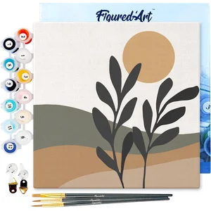 Figured'Art Mini Schilderen op Nummer Volwassenen 20x20cm met lijst La... pas cher