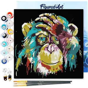 Figured'Art Mini Schilderen op Nummer Volwassenen 20x20cm met lijst Ba... pas cher