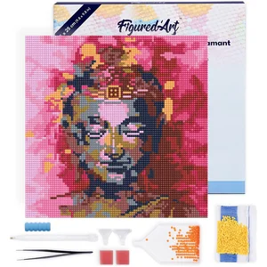 Figured'Art Mini Diamond Painting set Volwassenen 25x25 cm met lijst K...
