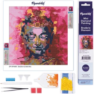 Figured'Art Mini Diamond Painting set Volwassenen 25x25 cm Kostbare Bo...