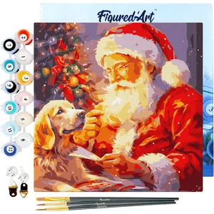 Figured'Art Mini Schilderen op Nummer Volwassenen 20x20cm met lijst Ke... pas cher