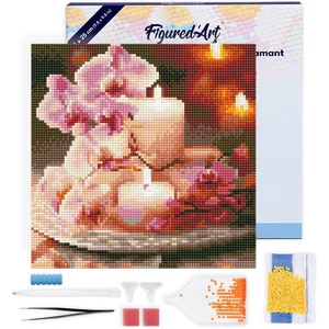 FIGURED'ART Diamond Painting - Figured’Art - Mini 25x25cm - Toile tend... pas cher