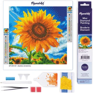 Figured'Art Mini Diamond Painting set Volwassenen 25x25 cm Zongekuste ...