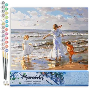 Figured'Art Peinture par Numéro Adulte Jeux au bord de l'Eau - Kit de ...
