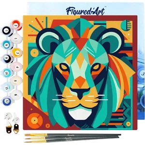 Figured'Art Mini Schilderen op Nummer Volwassenen 20x20cm met lijst Le...