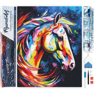 Figured'Art Diamond Painting set Volwassenen 40x50 cm Kleurrijke Abstr... pas cher