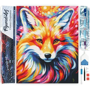 Figured'Art Diamond Painting set Volwassenen 40x50 cm Kleurrijke Abstr...