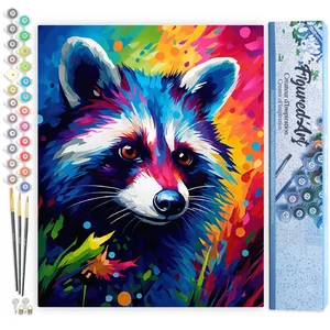 Figured'Art Schilderen op Nummer Volwassenen canvas Kleurrijke Abstrac... pas cher