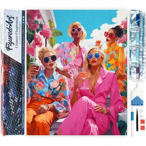 Figured'Art Diamond Painting set Volwassenen 40x50 cm Bijeenkomst van ...