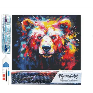 Figured'Art Diamond Painting set Volwassenen 40x50 cm Kleurrijke Abstr...