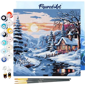 Figured'Art Mini Schilderen op Nummer Volwassenen 20x20cm met lijst Li...