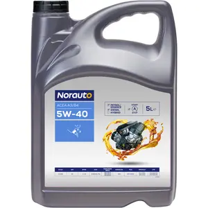 Huile moteur norauto 5w40 a3/b4 essence et diesel 5l