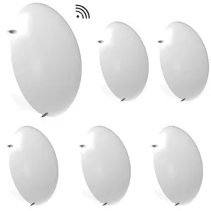 ALUSON Lot de 6 Plafonniers LED Extérieurs avec Détecteur 24W IP65 Ant... pas cher