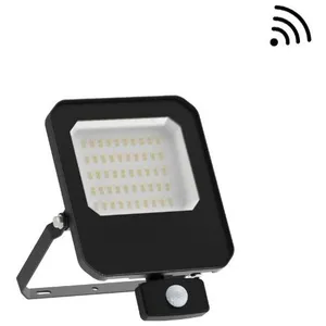 ALUSON Projecteur led Extérieur avec Détecteur 50W 150lm/W IP65 Gris V...Vendu parmanomano