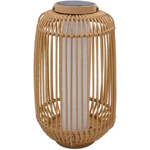 Comparateur de prix : LUMISKY Lanterne solaire MARIEL TALL Marron Rotin 31x31x H60cm
