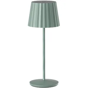 LUMISKY Lampe de table sans fil led abby olive Vert olive Aluminium