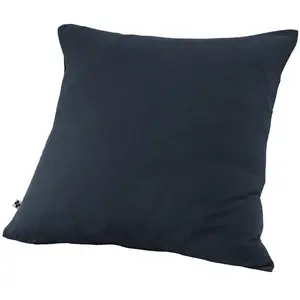 L'EFFET PAPILLON Taie d'oreiller Gaze de coton 50 x 70 cm GAIA coloris Minuit pas cher