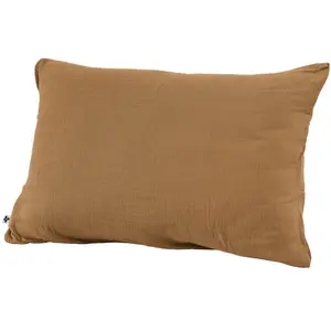 Taie d'oreiller Gaze de coton 50 x 70 cm GAIA - L'EFFET PAPILLON - Rec... pas cher