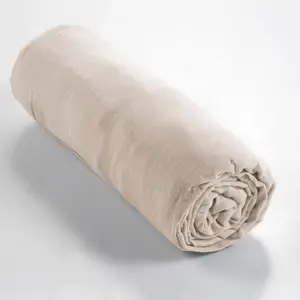 L'EFFET PAPILLON Drap housse Gaze de Coton 180 x 200 cm Pampa pas cher