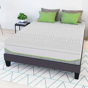 Ensemble Matelas Aubertin Ressorts ensachés Accueil mémoire et sommier... pas cher