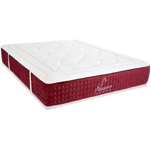 MAISON AUBERTIN Matelas Passion Ressorts ensachés Accueil mémoire de forme - 32cm - 160 x 200 cm 160x200 pas cher