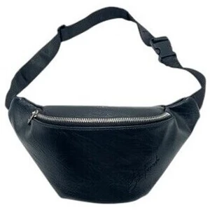 Bill Tornade Sac banane Signature Signature Noir Homme pas cher