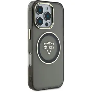 Guess Hardcase MagSafe IML Metal Mountain Logo Case for iPhone 16 Pro ... pas cher