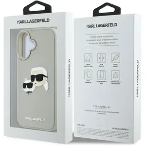 Karl Lagerfeld Coque De Téléphone Klhcp16srbckchle Iphone 16 pas cher