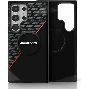 Mercedes Case Amg Dubbellaagse Ruiten Voor Samsung Galaxy S25 Ultra pas cher