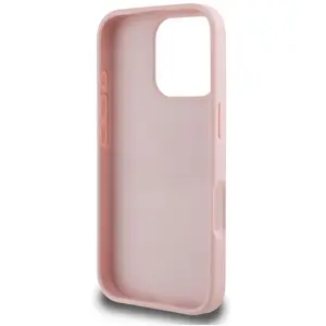 Guess Case Cover Grained Roses Big 4G Voor Iphone 16 Pro Magnetisch pas cher
