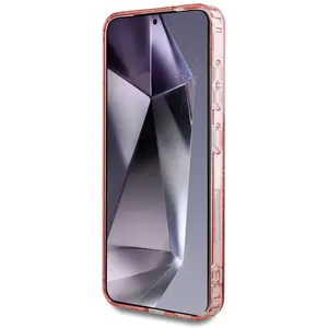 Guess HC Magnetic IML Glitter Circle case for Samsung Galaxy S25 pink ... pas cher