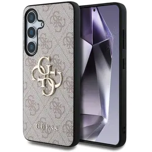 Comparateur de prix : Guess Coque De Téléphone Pu 4g Metal Logo Samsung Galaxy S25+