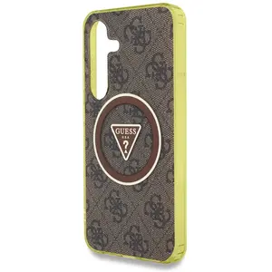 Comparateur de prix : Guess Etui 4G Glitter Triangle Buttons MagSafe do Samsung Galaxy S25 b...