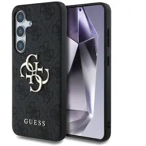Comparateur de prix : Guess Metal Logo geschikt voor Samsung Galaxy S25 hoesje - Grijs